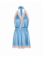 Luna Short Romper Duck Egg - Noblesse Oblige Lingerie
