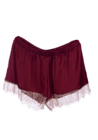 Luna Short Burgundy - Noblesse Oblige Lingerie