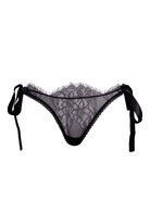 Solstice Tie-Side Panty Black - Noblesse Oblige Lingerie